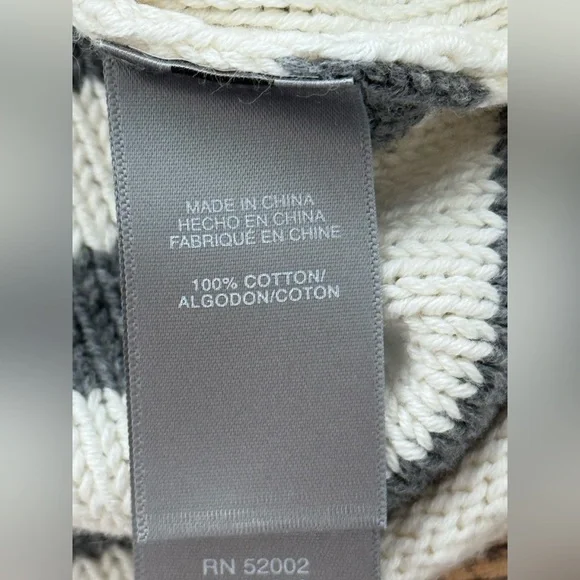 Liz Claiborne Long Sleeve Knit Pullover Sweater, Blue Star Design Women's Size M - Picture 13 of 16